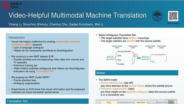 Video-Helpful Multimodal Machine Translation