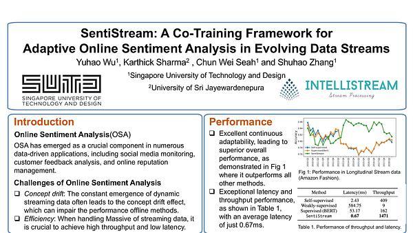 SentiStream: A Co-Training Framework for Adaptive Online Sentiment Analysis in Evolving Data Streams