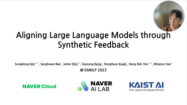 Aligning Large Language Models through Synthetic Feedback