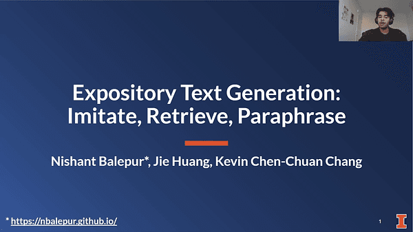 Expository Text Generation: Imitate, Retrieve, Paraphrase