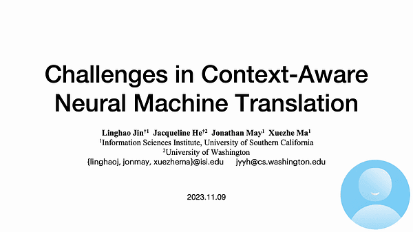 Challenges in Context-Aware Neural Machine Translation