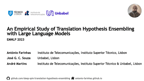 An Empirical Study of Translation Hypothesis Ensembling with Large Language Models