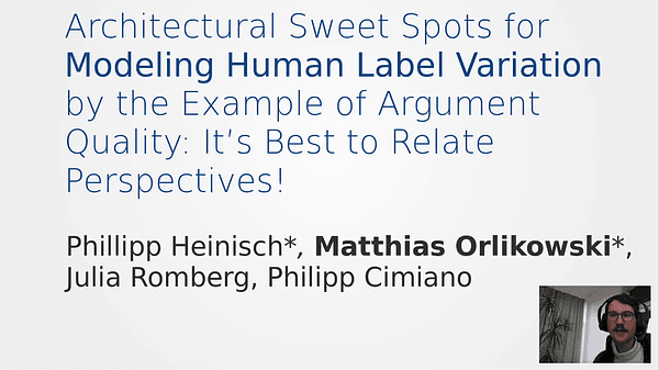 Architectural Sweet Spots for Modeling Human Label Variation by the Example of Argument Quality: It’s Best to Relate Perspectives!