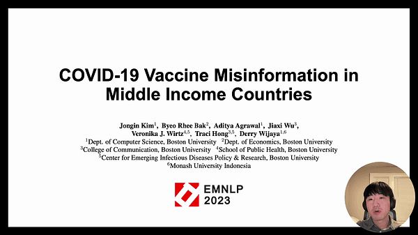 COVID-19 Vaccine Misinformation in Middle Income Countries | VIDEO