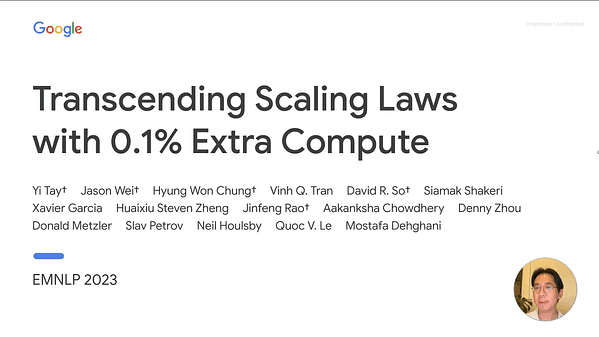 Transcending Scaling Laws with 0.1% Extra Compute