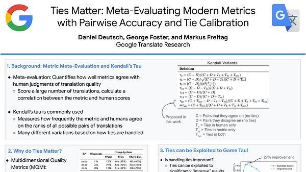 Ties Matter: Meta-Evaluating Modern Metrics with Pairwise Accuracy and Tie Calibration | VIDEO