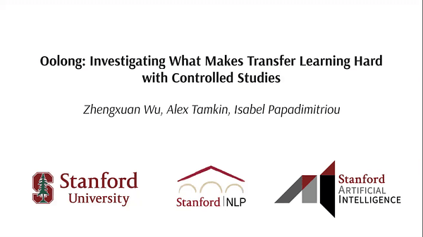 Oolong: Investigating What Makes Transfer Learning Hard with Controlled Studies