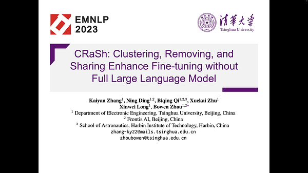 CRaSh: Clustering, Removing, and Sharing Enhance Fine-tuning without Full Large Language Model