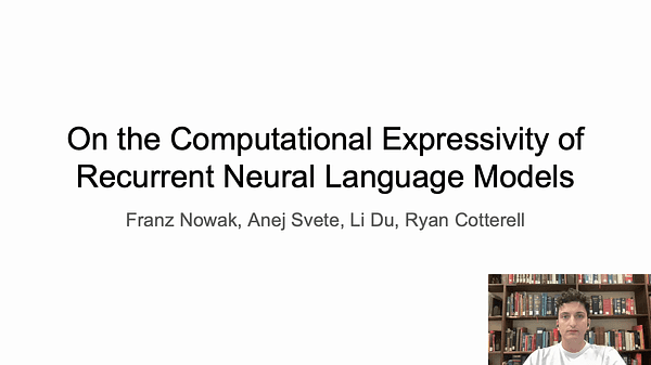 On the Representational Capacity of Recurrent Neural Language Models