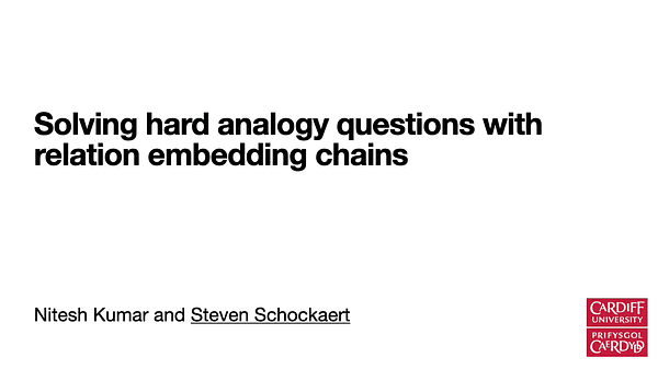 Solving Hard Analogy Questions with Relation Embedding Chains