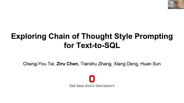 Exploring Chain of Thought Style Prompting for Text-to-SQL