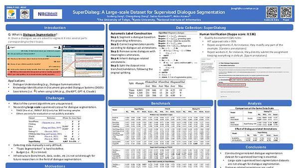 SuperDialseg: A Large-scale Dataset for Supervised Dialogue Segmentation