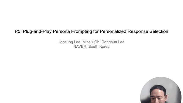 P5: Plug-and-Play Persona Prompting for Personalized Response Selection