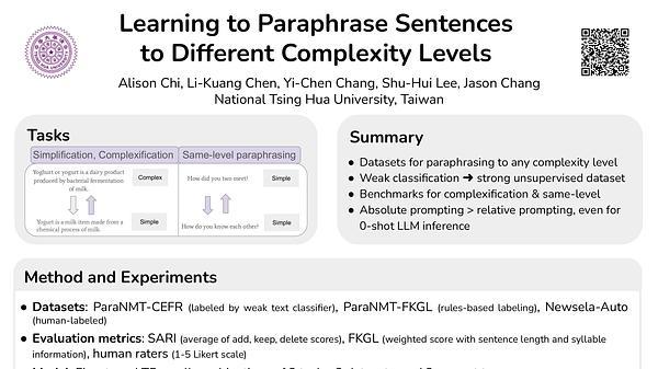 Learning to Paraphrase Sentences to Different Complexity Levels