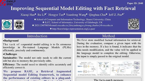 Improving Sequential Model Editing with Fact Retrieval