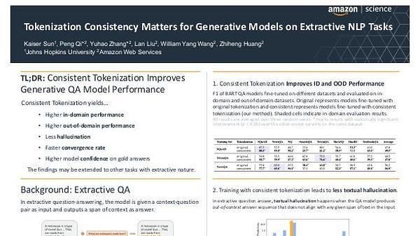 Tokenization Consistency Matters for Generative Models on Extractive NLP Tasks