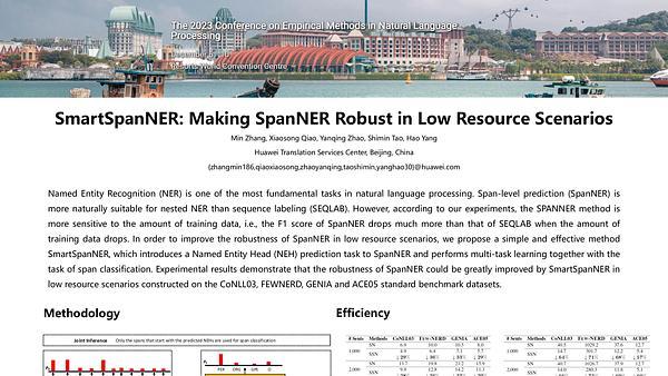 SmartSpanNER: Making SpanNER Robust in Low Resource Scenarios