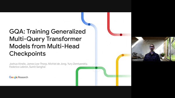 GQA: Training Generalized Multi-Query Transformer Models from Multi-Head Checkpoints