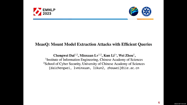 MeaeQ: Mount Model Extraction Attacks with Efficient Queries