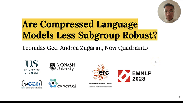 Are Compressed Language Models Less Subgroup Robust?