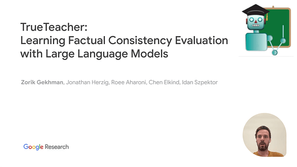 TrueTeacher: Learning Factual Consistency Evaluation with Large Language Models