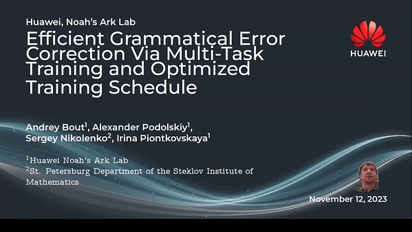 Efficient Grammatical Error Correction Via Multi-Task Training and Optimized Training Schedule