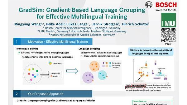 GradSim: Gradient-Based Language Grouping for Effective Multilingual Training