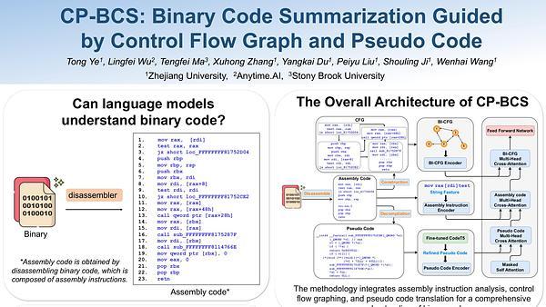 CP-BCS: Binary Code Summarization Guided by Control Flow Graph and Pseudo Code