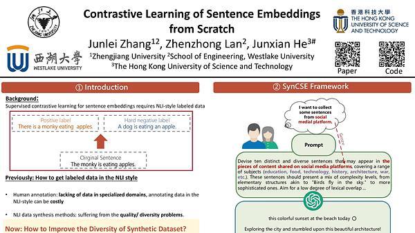 Contrastive Learning of Sentence Embeddings from Scratch