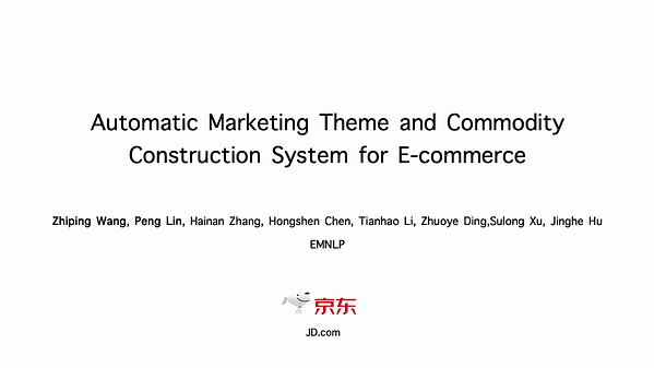 Automatic Marketing Theme and Commodity Construction System for E-commerce