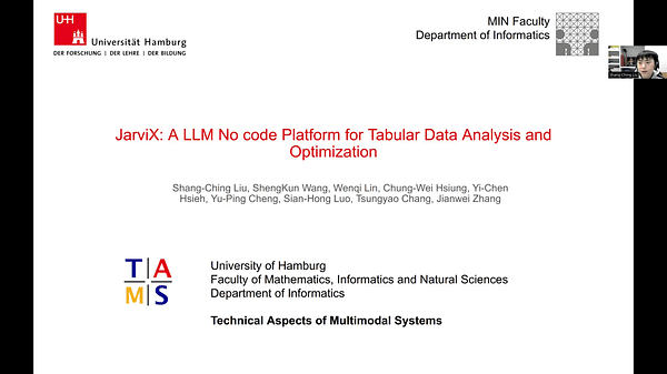 JarviX: A LLM No code Platform for Tabular Data Analysis and Optimization