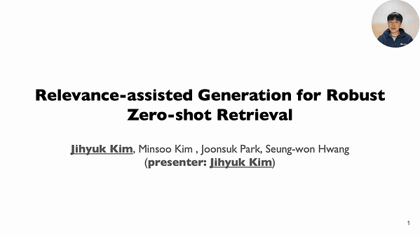 Relevance-assisted Generation for Robust Zero-shot Retrieval