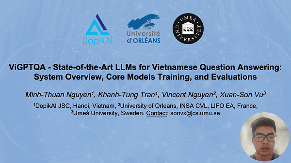 ViGPTQA - State-of-the-Art LLMs for Vietnamese Question Answering: System Overview, Core Models Training, and Evaluations