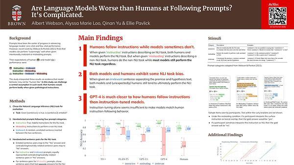 Are Language Models Worse than Humans at Following Prompts? It's Complicated