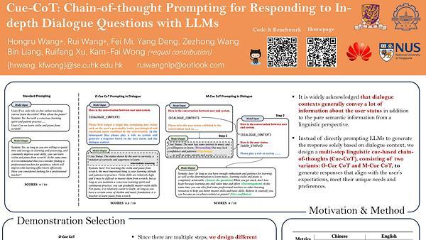 Cue-CoT: Chain-of-thought Prompting for Responding to In-depth Dialogue Questions with LLMs