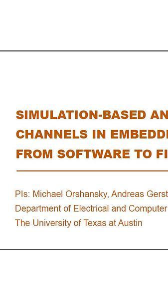 Simulation-based Analysis of EM Side Channels in Embedded Systems:From Software to Fields
