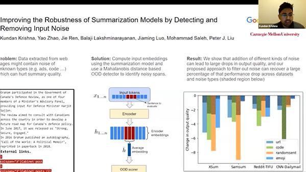 Improving the Robustness of Summarization Models by Detecting and Removing Input Noise