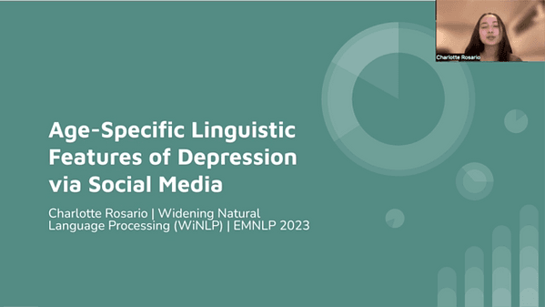 An Exploratory Analysis of Differential Linguistic Features of Depression in Adolescents and Adults via Social Media | VIDEO