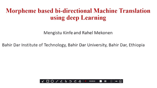 Morpheme-based Bi-directional Machine Translation using Deep Learning