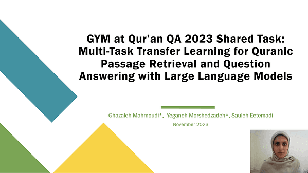 GYM at Qur'an QA 2023 Shared Task: Multi-Task Transfer Learning for Quranic Passage Retrieval and Question Answering with Large Language Models