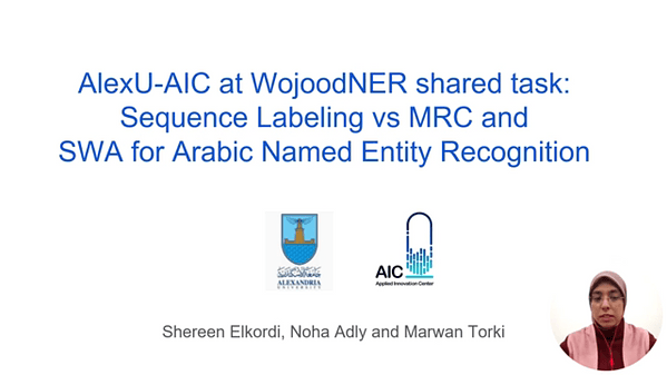 AlexU-AIC at WojoodNER shared task: Sequence Labeling vs MRC and SWA for Arabic Named Entity Recognition