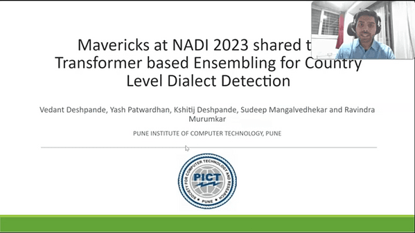 Mavericks at NADI 2023 Shared Task: Unravelling Regional Nuances through Dialect Identification using Transformer-based Approach | VIDEO