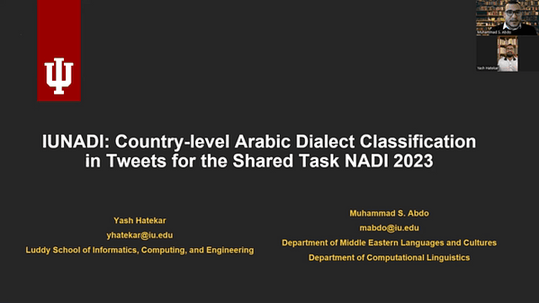 IUNADI at NADI 2023 shared task: Country-level Arabic Dialect Classification in Tweets for the Shared Task NADI 2023