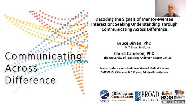 Cameron: Decoding the Signals of Mentor-Mentee Interaction: Seeking Understanding through