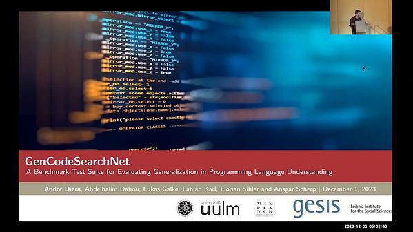 GenCodeSearchNet: A Benchmark Test Suite for Evaluating Generalization in Programming Language Understanding