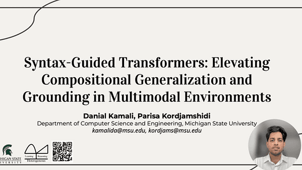 Syntax-Guided Transformers: Elevating Compositional Generalization and Grounding in Multimodal Environments