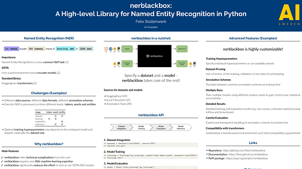 nerblackbox: A High-level Library for Named Entity Recognition in Python | VIDEO
