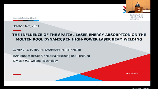 The Influence of the Spatial Laser Energy Absorption of the Molten Pool Dynamics In High-Power Laser Beam Welding