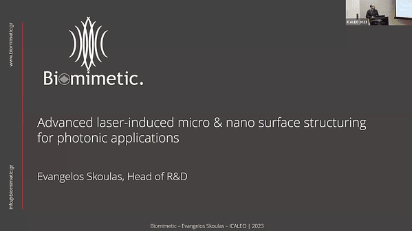 Advanced Laser-Induced Micro & Nano Surface Structuring for Photonic Applications