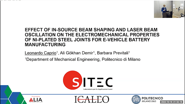 Effect of In-Source Beam Shaping and Laser Beam Oscillation on the Electro-Mechanical Properties of Ni-Plated Steel Joints for E-Vehicle Battery Manufacturing